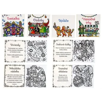Kúzelné maľovanie vodou Adventný kalendár