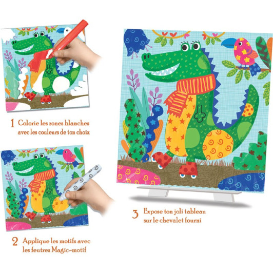 Tvorenie magickými fixkami Zvieratká 3+