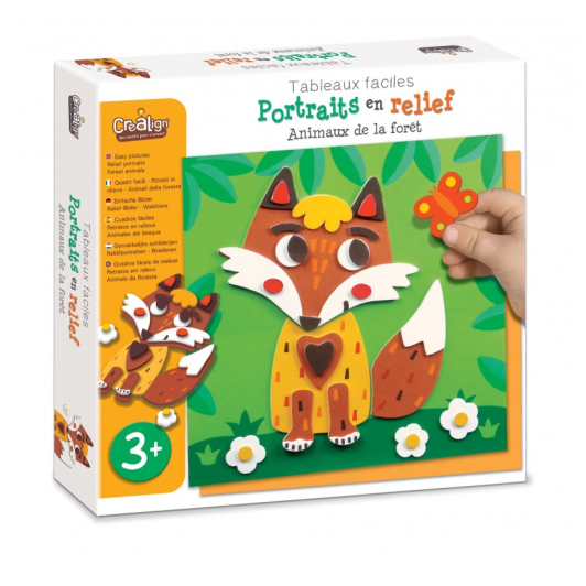 Penové obrázky Lesné zvieratká 3+