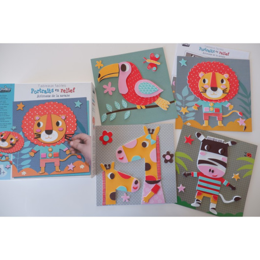 Penové obrázky Zvieratká zo savany 3+