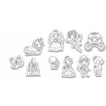 Penové pečiatky Princezné a víly