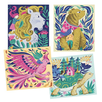 Diamantová mozaika Mýtické bytosti