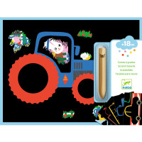 Učím sa o vozidlách: Vyškrabovacie obrázky (5 ks)