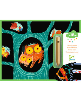 Učím sa o zvieratkách: Vyškrabovacie obrázky (5 ks)