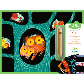 Učím sa o zvieratkách: Vyškrabovacie obrázky (5 ks)