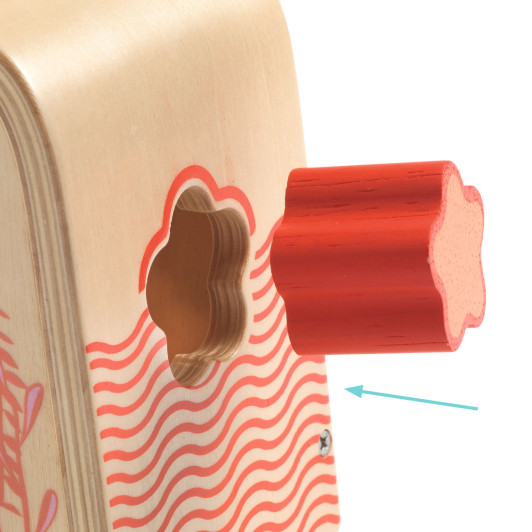 Multi Boita: drevená motorická hračka pre deti od 18 mesiacov