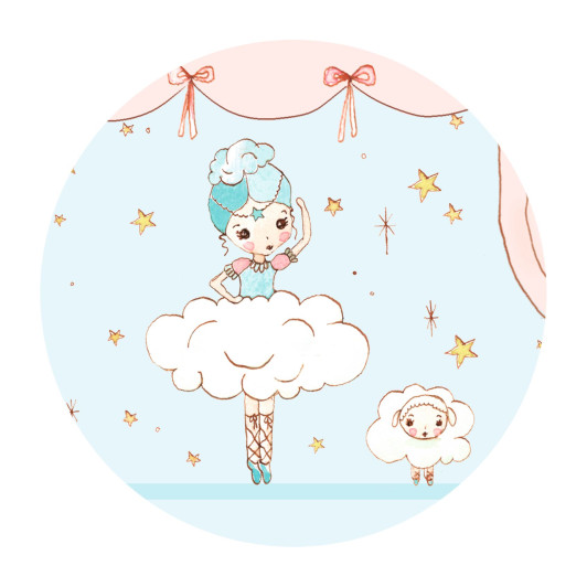 Balerína na pódiu: hracia skrinka s 3 zásuvkami