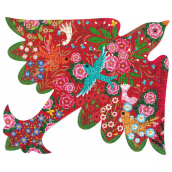 Umelecké puzzle: Vták (500 dielikov)