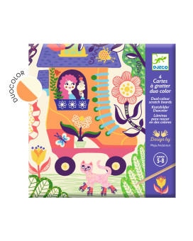 Vyškrabovacie obrázky: Prekvapivé príbytky (4 ks)