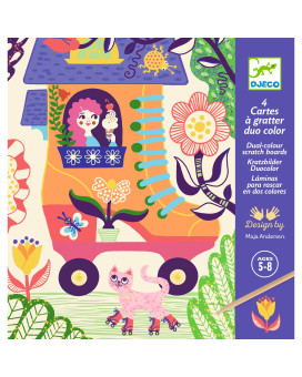 Vyškrabovacie obrázky: Prekvapivé príbytky (4 ks)