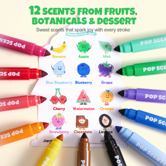 Fixky Umývateľné s vôňou 12 ks