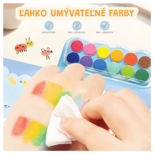 Kreatívna kniha Maľovanie prstami Život v lese