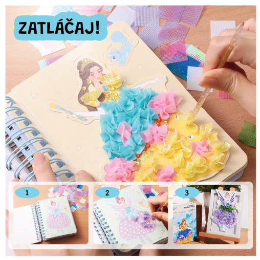 Fashion kreatívna kniha Magic Princesses