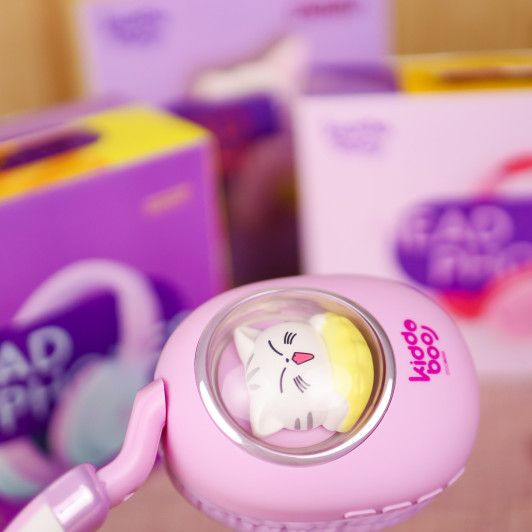 Bezdrôtové detské slúchadlá Delulu Lavender