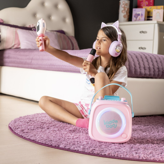 Bezdrôtové detské slúchadlá Delulu Lavender