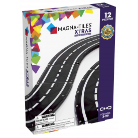Magnetická stavebnica Xtras Roads 12 dielov