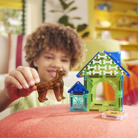 Magnetická stavebnica Dog House 13 dielov
