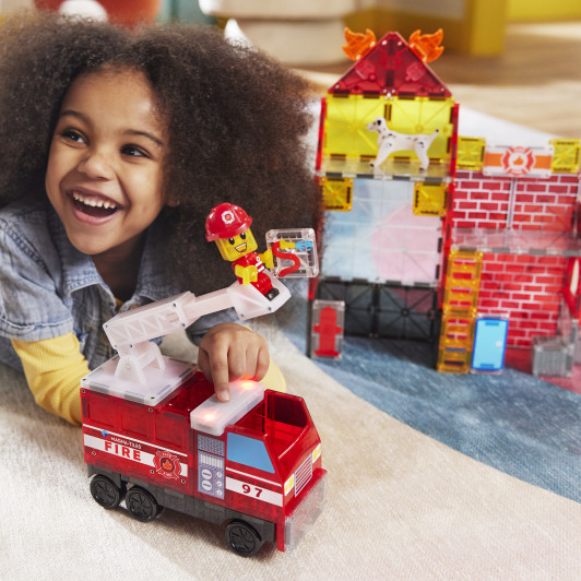 Magnetická stavebnica Fire Station 50 dielov