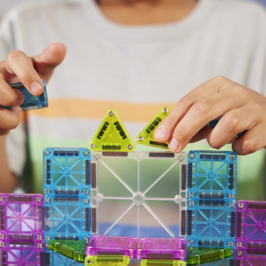 Magnetická stavebnica Travel Set Deluxe 55 dielov