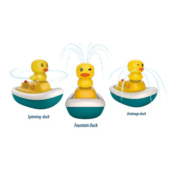 Plávajúce loďky s kačičkami 2 ks