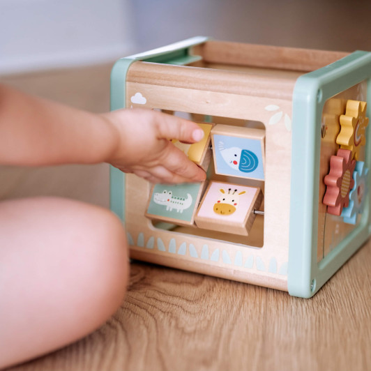 Kocka s aktivitami Lúka Pastel