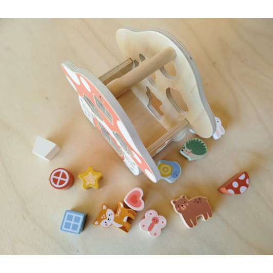 Vkladačka Tvary Domček