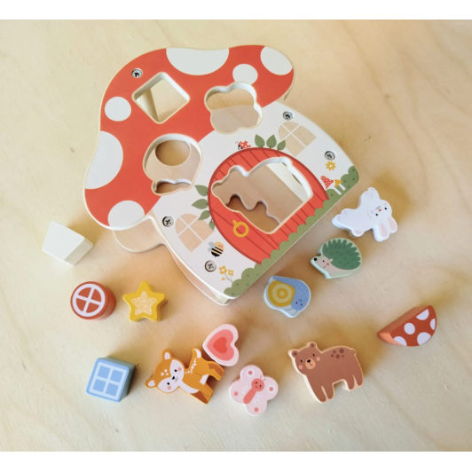 Vkladačka Tvary Domček