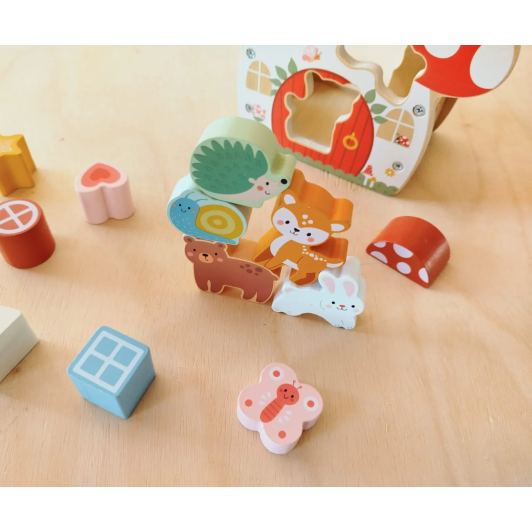 Vkladačka Tvary Domček