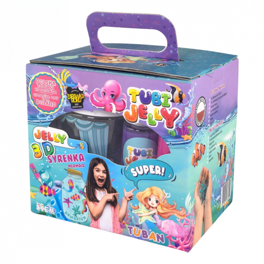 Tubi Jelly Kreatívny set s akváriom XL Morská panna