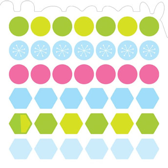 Samolepkové farby a tvary pre najmenších Štyri ročné obdobia