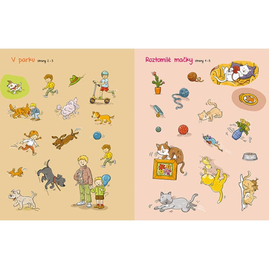 Samolepková knižka Domáce zvieratká