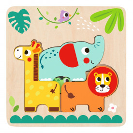 Vkladacie viacvrstvové puzzle Zvieratá