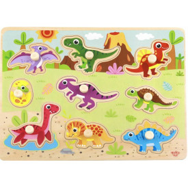 Vkladacie puzzle Dinosaury