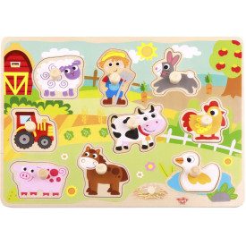 Vkladacie puzzle Farma