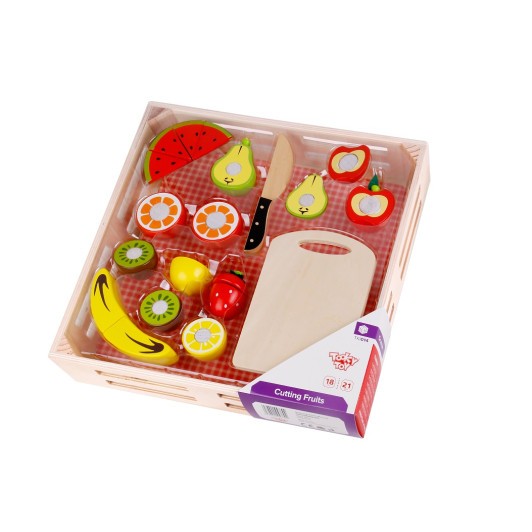 Krájanie Ovocie v debničke