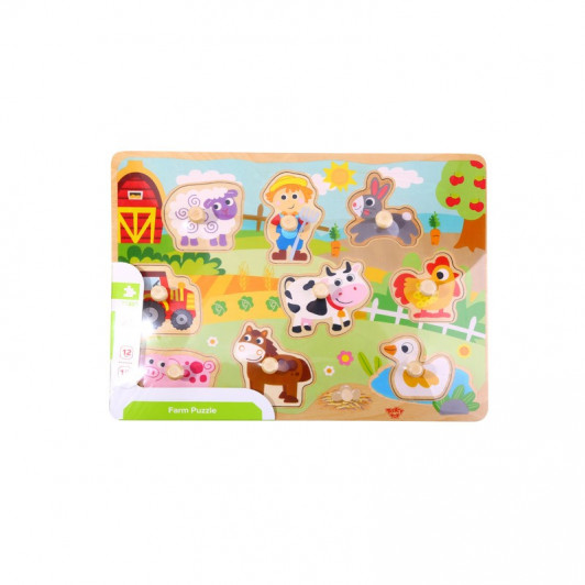 Vkladacie puzzle Farma