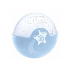 Nočná lampička s projekciou modrá