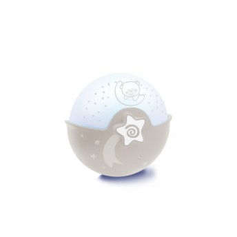 Nočná lampička s projekciou ecru