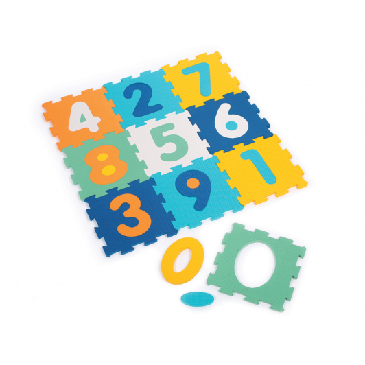 Puzzle penové 90x90cm Čísla