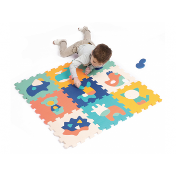 Puzzle penové 90x90 cm Zvieratká