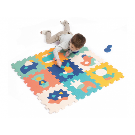 Puzzle penové 90x90 cm Zvieratká