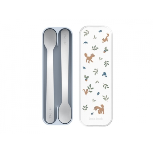 Lyžičky 2 ks s puzdrom Forest Friends