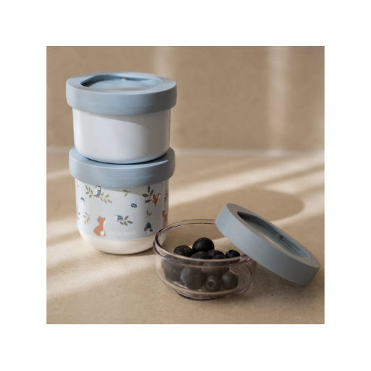 Tégliky na desiatu stohovacie 3 ks Forest Friends