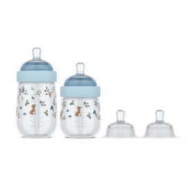 Dojčenské fľaše 165 ml + 240 ml + 2 cumlíky Forest Friends