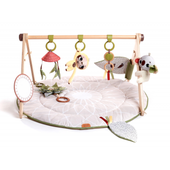 Hracia deka s drevenou hrazdou Boho Chic