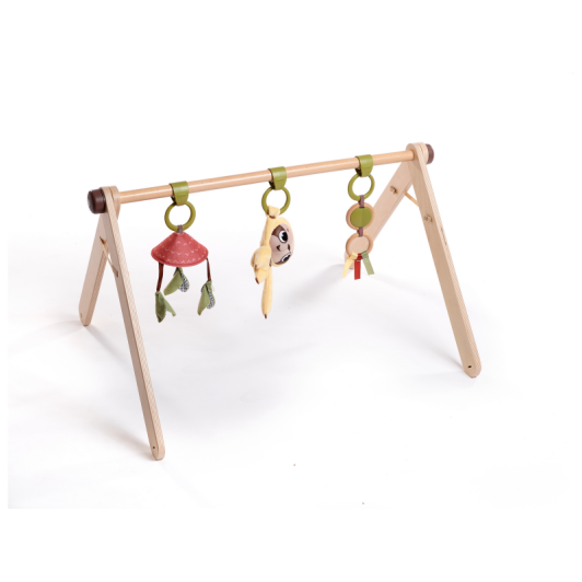 Hracia deka s drevenou hrazdou Boho Chic