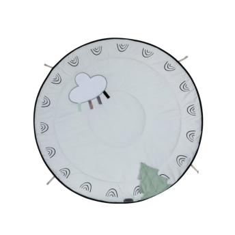 Hracia deka s drevenou hrazdou Black & White