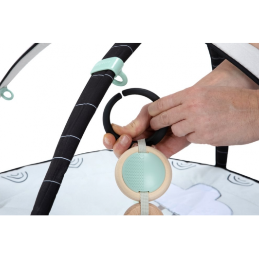 Hracia deka s hrazdou Gymini Black & White