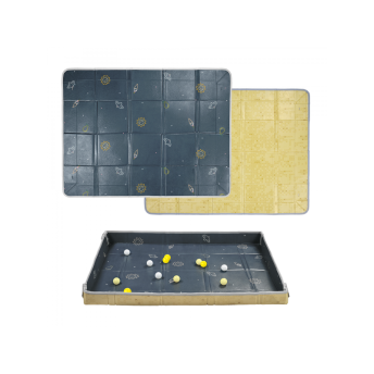 Hracia podložka penová s loptičkami Blue Yellow