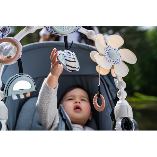 Hrazda na kočík Black & White